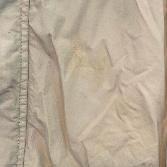 Vintage Forecast‎ 1991 Field Jacket Tan Blue Nylon Fishing Chore Windbreaker 52 - Picture 5 of 11